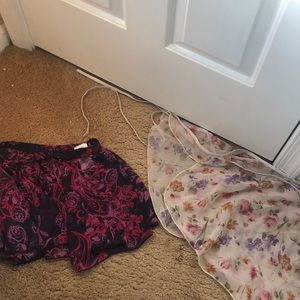 Two Flower Ballet Skirts